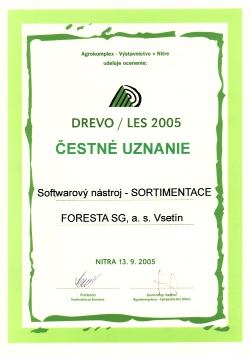 Drevo / Les 2005
